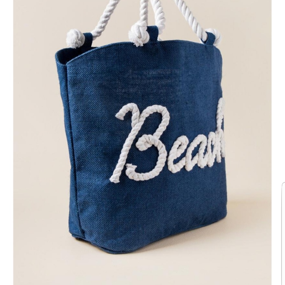 BEACH ROPE JUTE TOTE - Picture 3 of 4